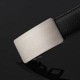 Belts for Men's Sliding Buckle Ratchet Luxury Leather Automatic ceinture homme belt MartLion   