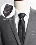  Men's Ties Formal Luxurious Striped Necktie Wedding Jacquard 6cm Ties Dress Shirt Accessories Bow Tie Mart Lion - Mart Lion