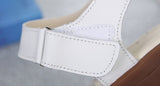 Summer Women Sandals Casual White Leather Flat Sandals Lady zapatos de mujer Mart Lion   