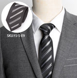 Men's Ties Formal Luxurious Striped Necktie Wedding Jacquard 6cm Ties Dress Shirt Accessories Bow Tie Mart Lion YJ-5-E9  