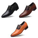 men's leather shoes luxury dress shoes office loafers casual wedding Mart Lion   