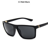 Square Sunglasses Men's Designer Classic Mirror Photochromic de sol MartLion Matt Black MULTI 