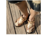 Men's Leather Sandals Summer Beach Sandals Outdoor Casual Sneakers Classic MartLion   