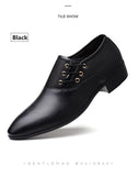 men's leather shoes luxury dress shoes office loafers casual wedding Mart Lion   