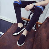 Slip On Men's Casual Shoes Spring Breathable Canvas Mart Lion   