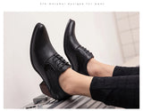 Dress Shoes Men's Hight Increase 6CM Mens Wedding High Heels Formal Dresses Footwear MartLion   