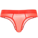  Low Waist Transparent ice silk Ultra-thin men's Underwear Penis Pouch Gay Strings amp Thongs Bikini Mart Lion - Mart Lion
