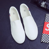 Slip On Men's Casual Shoes Spring Breathable Canvas Mart Lion   