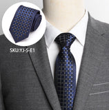Men's Ties Formal Luxurious Striped Necktie Wedding Jacquard 6cm Ties Dress Shirt Accessories Bow Tie Mart Lion YJ-5-E1  