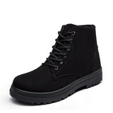 Women Boots Snow Thick Plush Winter Shoes Female Booties Casual Winter Mujer MartLion E13black 5 