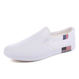 Slip On Men's Casual Shoes Spring Breathable Canvas Mart Lion   