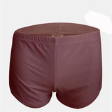 Male Panties Underwear Boxers Breathable Men Boxer  Side Split Underpants Shorts Sleepwear MartLion Coffee M 