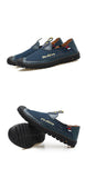 Casual Leather Shoes Men's Loafers Spring/Summer Mesh Flats Breathable Driving Moccasins Mart Lion   