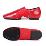 Jazz Latin Salsa Stretch Dance Shoes For Women Jazz Ballet  Unisex ballroom PU Canvas MartLion Red 1 31 CHINA