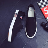 Slip On Men's Casual Shoes Spring Breathable Canvas Mart Lion   