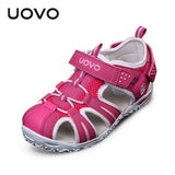 Summer Beach Footwear Kids Closed Toe Toddler Sandals Children Designer Shoes For Boys And Girls Mart Lion 112003-Fuxia 6 