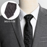 Men's Ties Formal Luxurious Striped Necktie Wedding Jacquard 6cm Ties Dress Shirt Accessories Bow Tie Mart Lion YJ-5-E8  