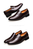 Decent Soft Leather Shoes Men's Footwear Fall winter Formal Dress with Fur Warm Elegant Suit Office MartLion   