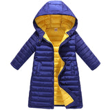 Winter Outerwear Jacket For Boys Girls Clothes Cotton-Padded Hooded Kids Coat Children Clothing Parkas Soft Thin MartLion   