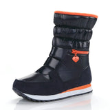 White Winter Boots Snow Style Women's Shoes Brand Shoes MartLion blueorgan 5 