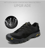 Outdoor Men's Hiking Shoes Waterproof Breathable Tactical Combat Army Boots Desert Training Sneakers Anti-Slip Trekking Mart Lion   