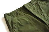 Pants Military Pants  Classic Olive Sateen Men's Baker Pants Satin Cotton Straight Fit MartLion   