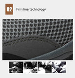 Summer Mesh Shoes Men's Sneakers Lightweight Breathable Walking Footwear Slip-On Casual Mart Lion   