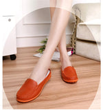 Shoes Casual Genuine Leather Moccasins Ladies Driving Ballet Woman Loafers Flats Mother Footwear MartLion   