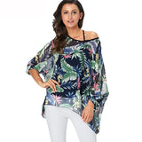 Women Blouses Style Batwing Casual Summer Blouse Shirt Woman MartLion   