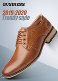 Men's dress shoes formal lace-up shoes Genuine leather Increased MartLion   