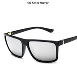 Square Sunglasses Men's Designer Classic Mirror Photochromic de sol MartLion Silver Mirror MULTI 