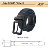 Canvas Belts  Men's Metal Pin Buckle Military Tactical Strap Elastic Belt MartLion   