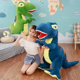 Huggable Cartoon Dinosaur Plush Toys Hobbies Huge Tyrannosaurus Rex Plush Dolls Stuffed Toys For Children Boys Classic MartLion   