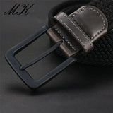 Canvas Belts  Men's Metal Pin Buckle Military Tactical Strap Elastic Belt MartLion   