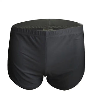 Male Panties Underwear Boxers Breathable Men Boxer  Side Split Underpants Shorts Sleepwear MartLion Black M 