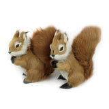 19*18cm 2 Size Stuffed Toys Lovely Squirrel Simulation Animal Stuffed Plush Toy Kids Toy Decorations Birthday Gift For Children MartLion   