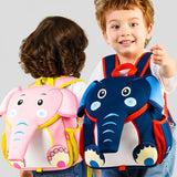 3D Pink Elephant School Bags for Girls Designer Cartoon Animals Schoolbag Waterproof Children School Backpacks mochila infantil MartLion   