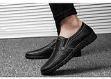 Men's First Layer Cowhide Leather Casual Shoes Breathable Flat Sneakers Outdoor Walking Hombre Zapatillas Mart Lion   