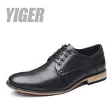 Men's dress shoes formal lace-up shoes Genuine leather Increased MartLion Black dress shoes 7.5 CHINA