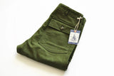 Pants Military Pants  Classic Olive Sateen Men's Baker Pants Satin Cotton Straight Fit MartLion   