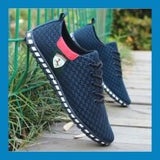 Slip On Men's Casual Shoes Spring Breathable Canvas Mart Lion   