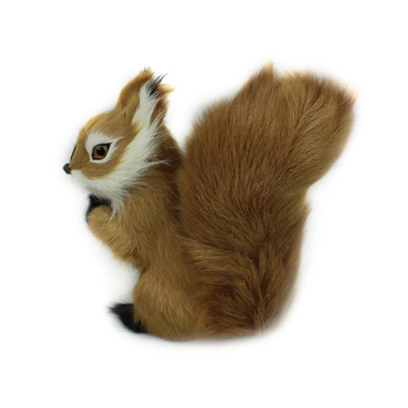  19*18cm 2 Size Stuffed Toys Lovely Squirrel Simulation Animal Stuffed Plush Toy Kids Toy Decorations Birthday Gift For Children MartLion - Mart Lion