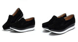 Autumn Shoes Platform Shoes Cow Suede Leather Flats Thick Sole Women's Loafers Moccasins MartLion   