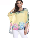 Women Blouses Style Batwing Casual Summer Blouse Shirt Woman MartLion   