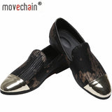 Men's Printed Loafers Casual Outdoor Driving Moccasins Man Youth Trendy Party Flats Mart Lion   