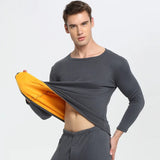 Men's Thermal Underwear Winter Women Long Johns Fleece Base Layer Sets keep Warm in cold Weather MartLion   