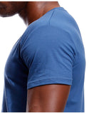 Deep V Neck T Shirt Men's Invisible Undershirt Low Cut Vneck Wide Vee Tee Model Scoop Hem Slim Fit Short Sleeve Mart Lion   
