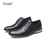 Men's dress shoes formal lace-up shoes Genuine leather Increased MartLion   