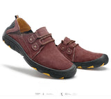 Men Sneakers Leather Casual Men Shoes Outdoor Wear-Resistant Leather Walking Work Shoes MartLion   