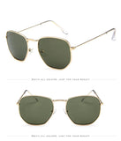 Vintage Metal Men's Sunglasses Designer Women Classic Driving Eyewear De Sol MartLion   
